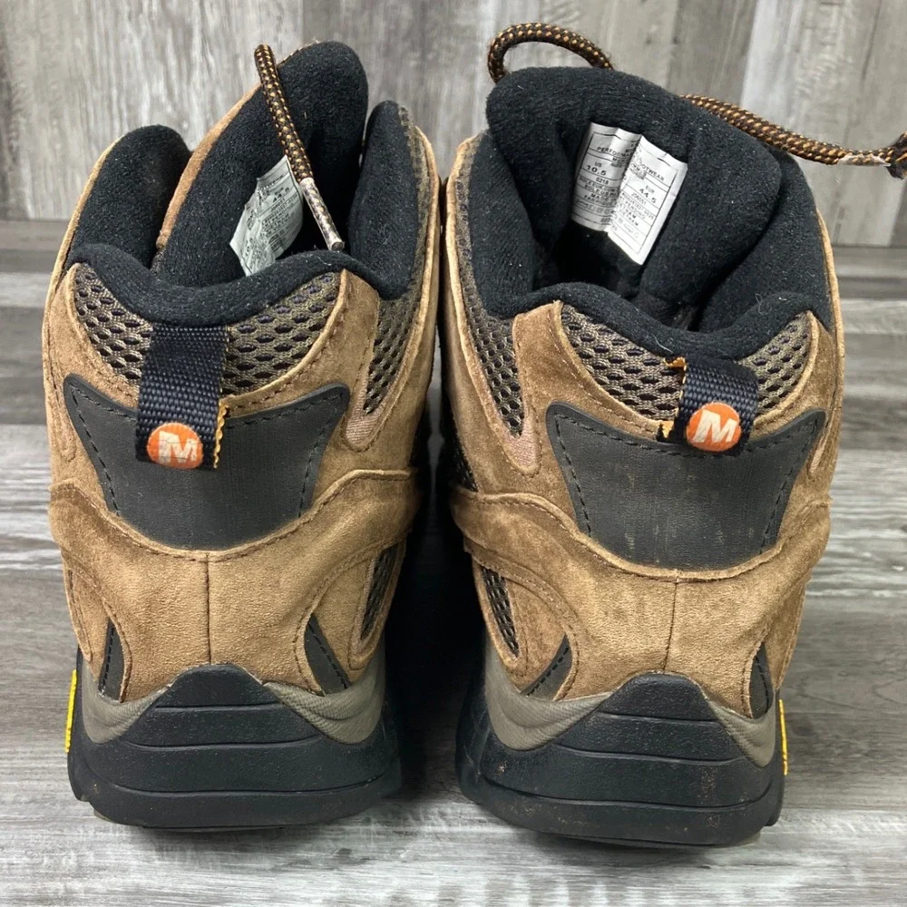 Merrell Moab 2 Mid WP Vibram Gorpcore Hiking Boots Mens 10.5 Earth J06051
